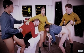 Super Gay Hero – Star Trek: A Gay XXX Parody - Brendan Patrick, Donny Forza, Jack Hunter, Jordan Boss & Rod Pederson