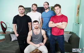 My Whore Of A Roommate - Trevor Long, Colby Keller, Paul Canon, Roman Cage & Jacob Peterson