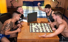 RagingStallion – Gaymers – Spencer Whitman, Hoytt Walker, Xavier Huxx & Ty Mitchell