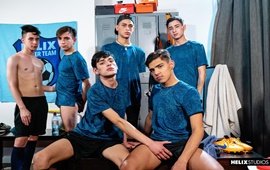 Dave Andrew, Felix Harris, Tommy Ameal, Jack Moon, Antu Burghos, Gil Donovan - Helix Soccer Team Ep 6 – Locker Room Party