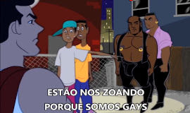 Desenho Cartoon Gay - As Aventuras do Herói Bundudo