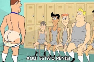 Cartoon Gay - O Professor Rabudo e os Alunos