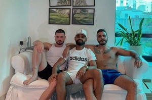 Ferjinho, Marcelo Debian e Lucao na broderagem