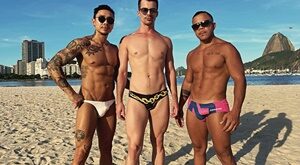 Gaycation Brazil: Beach Buddies’ Threeway
