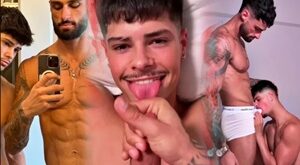 Ganhei um boquete desse tiktoker lindo e gozei na cara dele
