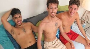 Andy Adler Bruce Garcia Alex Rise - Three Naked Boys Make One Sticky Mess