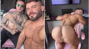 Erick comendo o rabudo de Sampa