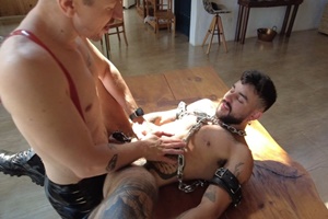 I was put in a room and fucked by the blond dom – Master Ikarus