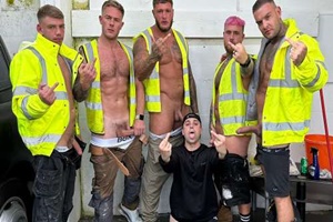 Rich Harring Bukkake – Andy Lee, DCBrne, Ryan Lee, InkedWithKinks, StackedBigG