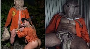 Espantalho fudendo o Colombiano Rabudo