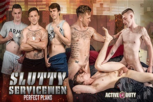 Andrew Delta, Sage Roux & Kyle Harper – Slutty Servicemen_ Perfect Plans