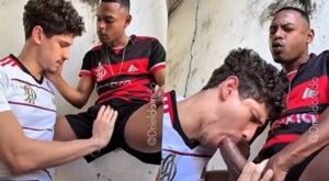 Gabriel Coimbra caindo de boca no Driel Dotado