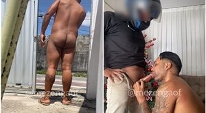 Esperando o entregador do Ifood pelado