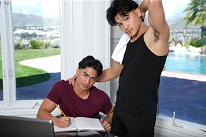 Luca Knight & Andrew Akito – Studying Is Easier When Your Hole Is Stuffed