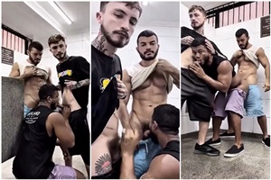 Banheirão depois do treino da academia