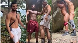 Sexo escondido na trilha