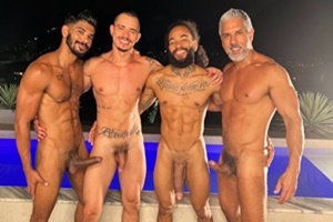 Lucas Dias passivo com Marcelo Caiazzo, Andy Rodrigues e Gael Kriok