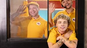 Nico Scooby fucks Vincent Revero in “Burger Gooners, Part 1”
