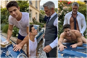 Lavando o carro do meu daddy rico